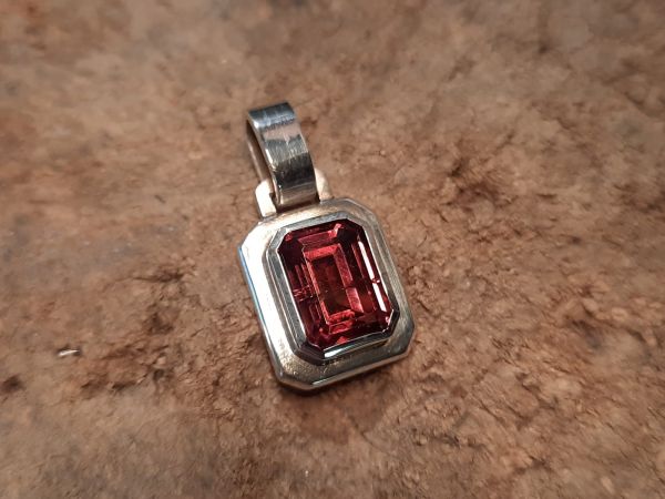 Anhänger aus 925/- Silber mit Turmalin | Goldschmiede Hornung Groen